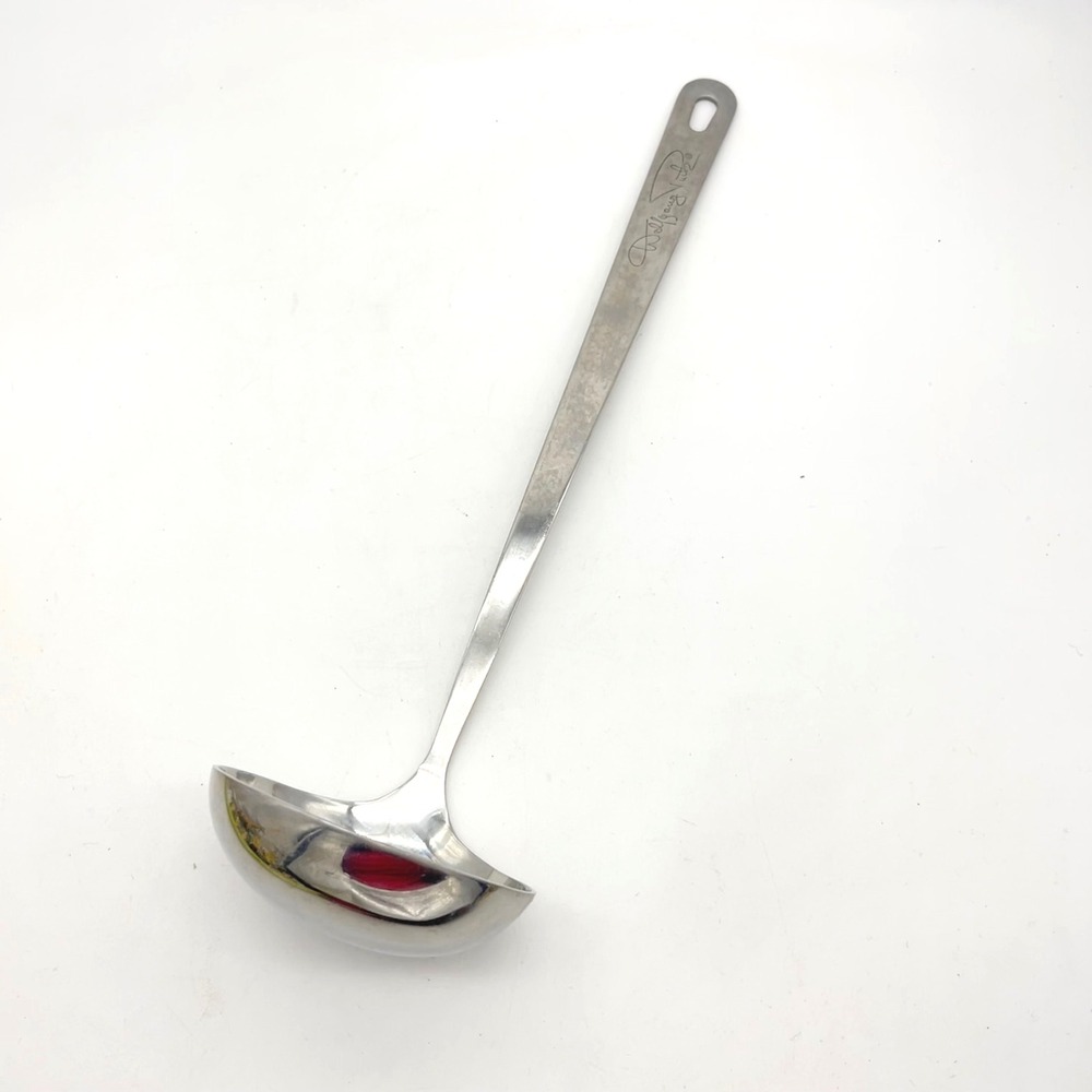 Wolfgang Puck Bistro Collection Stainless Steel Soup Ladle 14 Inch Professional